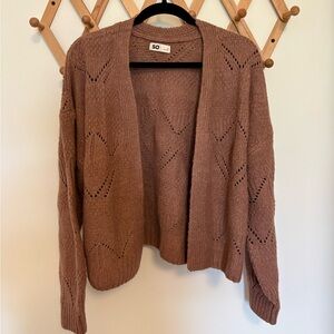 Kohls Mauve Long Sleeve Cardigan